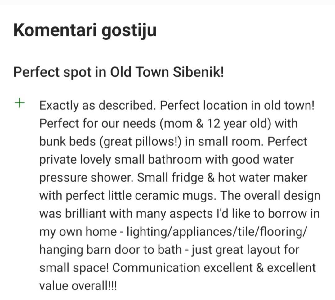 Rooms&Studio Apartments Šibenik Buitenkant foto